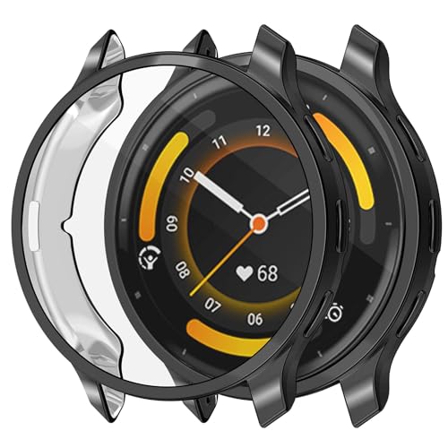 Poo4kark TPU-Schutzhülle, kompatibel mit GarminVenu 3S Smartwatches, vollständig abdeckende, galvanisierte Softgel-Hülle Akkulaufzeit (A, 41MM) von Poo4kark