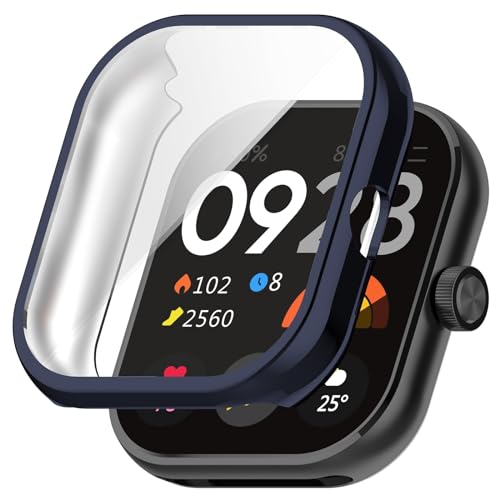 Poo4kark TPU-Schutzhülle, kompatibel mit Smartwatches, vollständig abdeckende galvanisierte Soft-Gel-Hülle Smartwatches Android (F, One Size) von Poo4kark