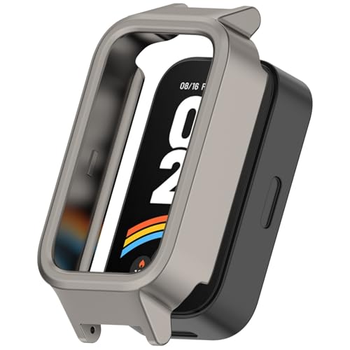 Poo4kark Uhrengehäuse PC Hollow Watch Frame Anpassbarer Armbandadapter Kompatibel mit Xiaomi Band 9 Active/Redmi Watch 3 Armbändern Armreifen (E, 6X5CM) von Poo4kark