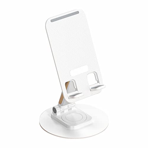 Verstellbarer Faltbarer Telefonständer 360 ° drehbarer Handyhalter Kompatibel mit Allen iPhones iPads und Tablets Perfekter Tischtelefonständer für Zuhause und Büro Kamera Ständer Für Handy von Poo4kark