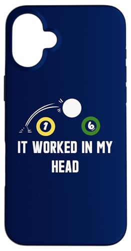 It Worked In My Head Funny Pool Billard Hülle für iPhone 16 Plus It Worked In My Head Funny Pool Billard Hülle für iPhone 16 Plus von Pool Billiard Zubehör und Snooker Geschenke