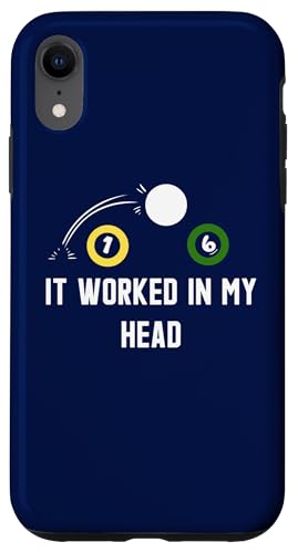 It Worked In My Head Funny Pool Billard Hülle für iPhone XR It Worked In My Head Funny Pool Billard Hülle für iPhone XR von Pool Billiard Zubehör und Snooker Geschenke