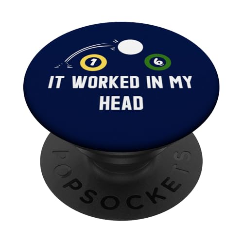 It Worked In My Head Funny Pool Billard PopSockets Klebender PopGrip It Worked In My Head Funny Pool Billard PopSockets Klebender PopGrip von Pool Billiard Zubehör und Snooker Geschenke