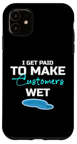 I Get Paid To Make Customers Wet Pool Maintenance Guy Hülle für iPhone 11 I Get Paid To Make Customers Wet Pool Maintenance Guy Hülle für iPhone 11 von Poolpfleger Design Poolreinigung