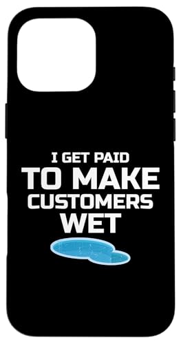 I Get Paid To Make Customers Wet Pool Maintenance Guy Hülle für iPhone 16 Pro Max I Get Paid To Make Customers Wet Pool Maintenance Guy Hülle für iPhone 16 Pro Max von Poolpfleger Design Poolreinigung