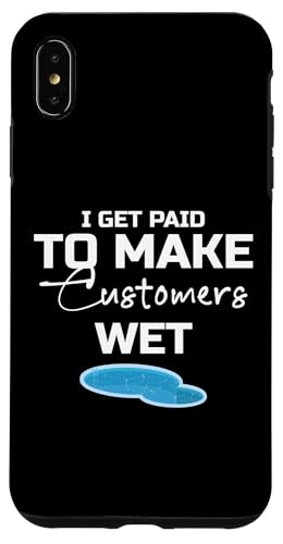 I Get Paid To Make Customers Wet Pool Maintenance Guy Hülle für iPhone XS Max I Get Paid To Make Customers Wet Pool Maintenance Guy Hülle für iPhone XS Max von Poolpfleger Design Poolreinigung