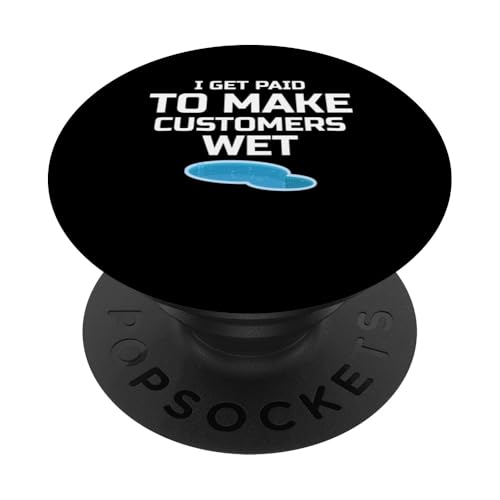 I Get Paid To Make Customers Wet Pool Maintenance Guy PopSockets Klebender PopGrip I Get Paid To Make Customers Wet Pool Maintenance Guy PopSockets Klebender PopGrip von Poolpfleger Design Poolreinigung