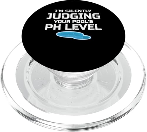 Im Silently Judging Your Pools PH Level Pool Maintenance Guy PopSockets PopGrip für MagSafe Im Silently Judging Your Pools PH Level Pool Maintenance Guy PopSockets PopGrip für MagSafe von Poolpfleger Design Poolreinigung