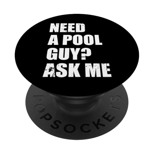 Need A Pool Guy? Ask Me Pool Maintenance Guy PopSockets Klebender PopGrip Need A Pool Guy? Ask Me Pool Maintenance Guy PopSockets Klebender PopGrip von Poolpfleger Design Poolreinigung