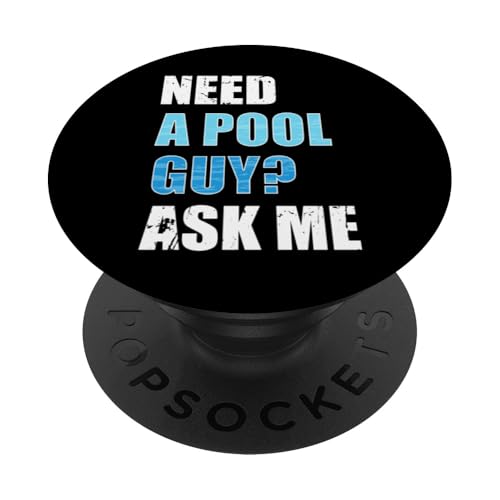 Need A Pool Guy? Ask Me Pool Maintenance Guy PopSockets Klebender PopGrip Need A Pool Guy? Ask Me Pool Maintenance Guy PopSockets Klebender PopGrip von Poolpfleger Design Poolreinigung