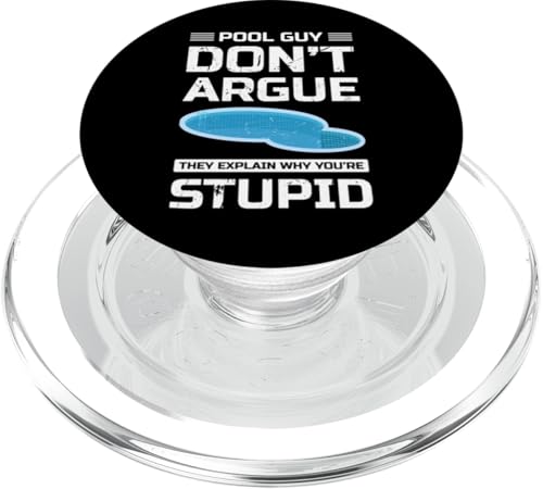 Pool Guy Dont Argue Pool Maintenance Guy PopSockets PopGrip für MagSafe Pool Guy Dont Argue Pool Maintenance Guy PopSockets PopGrip für MagSafe von Poolpfleger Design Poolreinigung
