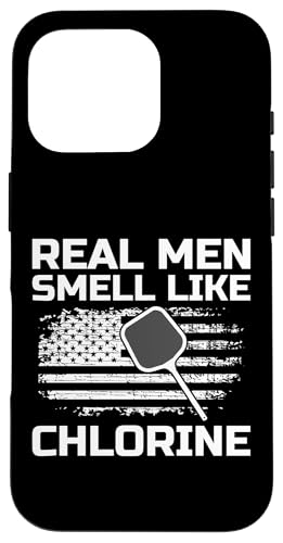 Real Men Smell Like Chlorine Pool Maintenance Guy Hülle für iPhone 16 Pro Real Men Smell Like Chlorine Pool Maintenance Guy Hülle für iPhone 16 Pro von Poolpfleger Design Poolreinigung