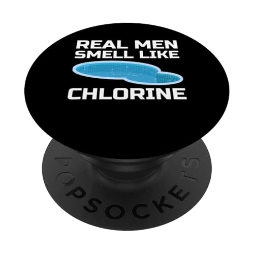 Real Men Smell Like Chlorine Pool Maintenance Guy PopSockets Klebender PopGrip Real Men Smell Like Chlorine Pool Maintenance Guy PopSockets Klebender PopGrip von Poolpfleger Design Poolreinigung