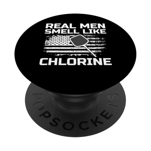 Real Men Smell Like Chlorine Pool Maintenance Guy PopSockets Klebender PopGrip Real Men Smell Like Chlorine Pool Maintenance Guy PopSockets Klebender PopGrip von Poolpfleger Design Poolreinigung