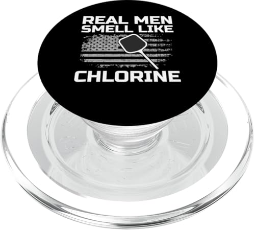 Real Men Smell Like Chlorine Pool Maintenance Guy PopSockets PopGrip für MagSafe Real Men Smell Like Chlorine Pool Maintenance Guy PopSockets PopGrip für MagSafe von Poolpfleger Design Poolreinigung