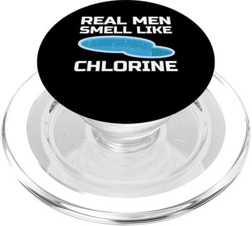Real Men Smell Like Chlorine Pool Maintenance Guy PopSockets PopGrip für MagSafe Real Men Smell Like Chlorine Pool Maintenance Guy PopSockets PopGrip für MagSafe von Poolpfleger Design Poolreinigung