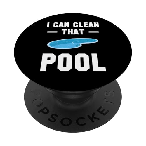 I Can Clean That Pool Guy Pool Cleaner PopSockets Klebender PopGrip von Poolreinigung Poolpfleger Designs