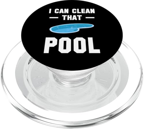I Can Clean That Pool Guy Pool Cleaner PopSockets PopGrip für MagSafe von Poolreinigung Poolpfleger Designs