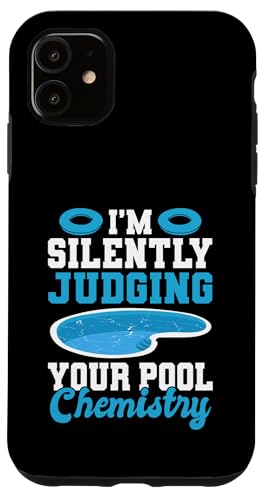 Im Silently Judging Your Pool Chemistry Pool Guy Hülle für iPhone 11 Im Silently Judging Your Pool Chemistry Pool Guy Hülle für iPhone 11 von Poolreinigung Poolpfleger Designs