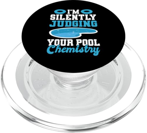 Im Silently Judging Your Pool Chemistry Pool Guy PopSockets PopGrip für MagSafe Im Silently Judging Your Pool Chemistry Pool Guy PopSockets PopGrip für MagSafe von Poolreinigung Poolpfleger Designs