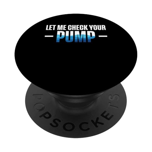 Let Me Check Your Pump Pool Guy Pool Cleaner PopSockets Klebender PopGrip von Poolreinigung Poolpfleger Designs