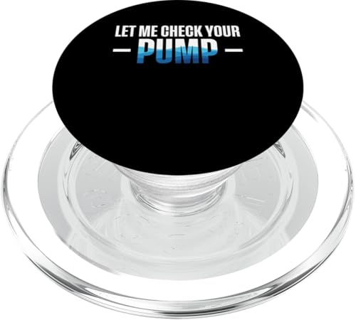 Let Me Check Your Pump Pool Guy Pool Cleaner PopSockets PopGrip für MagSafe Let Me Check Your Pump Pool Guy Pool Cleaner PopSockets PopGrip für MagSafe von Poolreinigung Poolpfleger Designs