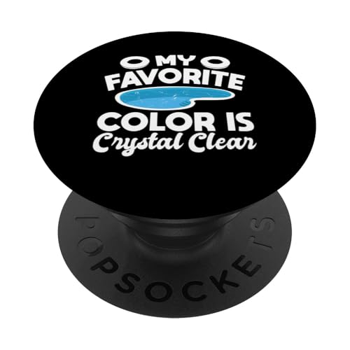My Favorite Color Is Crystal Clear Pool Guy Pool Cleaner PopSockets Klebender PopGrip My Favorite Color Is Crystal Clear Pool Guy Pool Cleaner PopSockets Klebender PopGrip von Poolreinigung Poolpfleger Designs