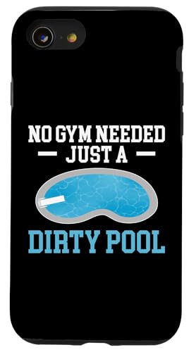No Guym Needed Just A Dirty Pool Guy Pool Cleaner Hülle für iPhone SE (2020) / 7 / 8 von Poolreinigung Poolpfleger Designs