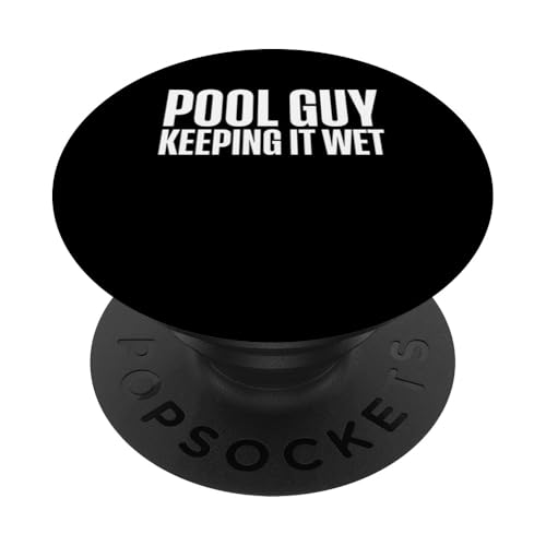 Pool Guy Keeping It Wet Pool Cleaner PopSockets Klebender PopGrip Pool Guy Keeping It Wet Pool Cleaner PopSockets Klebender PopGrip von Poolreinigung Poolpfleger Designs