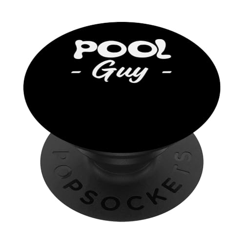 Pool Guy Pool Cleaner PopSockets Klebender PopGrip Pool Guy Pool Cleaner PopSockets Klebender PopGrip von Poolreinigung Poolpfleger Designs