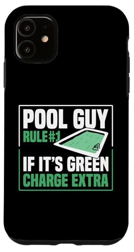 Pool Guy Rule 1 If Its Green Charge Extra Hülle für iPhone 11 Pool Guy Rule 1 If Its Green Charge Extra Hülle für iPhone 11 von Poolreinigung Poolpfleger Designs