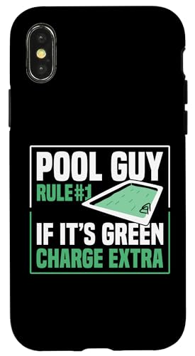 Pool Guy Rule 1 If Its Green Charge Extra Hülle für iPhone X/XS Pool Guy Rule 1 If Its Green Charge Extra Hülle für iPhone X/XS von Poolreinigung Poolpfleger Designs