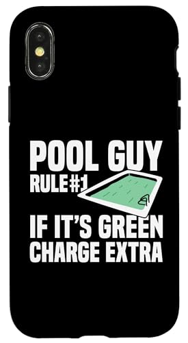 Pool Guy Rule 1 If Its Green Charge Extra Hülle für iPhone X/XS Pool Guy Rule 1 If Its Green Charge Extra Hülle für iPhone X/XS von Poolreinigung Poolpfleger Designs