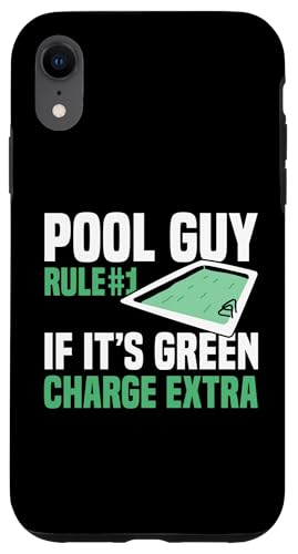 Pool Guy Rule 1 If Its Green Charge Extra Hülle für iPhone XR Pool Guy Rule 1 If Its Green Charge Extra Hülle für iPhone XR von Poolreinigung Poolpfleger Designs