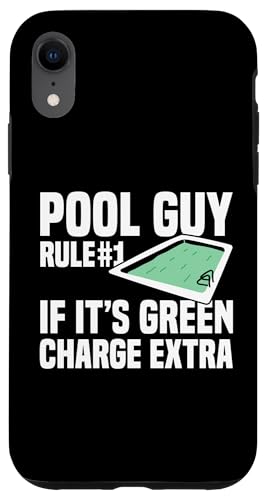 Pool Guy Rule 1 If Its Green Charge Extra Hülle für iPhone XR Pool Guy Rule 1 If Its Green Charge Extra Hülle für iPhone XR von Poolreinigung Poolpfleger Designs