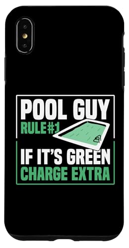 Pool Guy Rule 1 If Its Green Charge Extra Hülle für iPhone XS Max Pool Guy Rule 1 If Its Green Charge Extra Hülle für iPhone XS Max von Poolreinigung Poolpfleger Designs