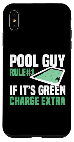 Pool Guy Rule 1 If Its Green Charge Extra Hülle für iPhone XS Max Pool Guy Rule 1 If Its Green Charge Extra Hülle für iPhone XS Max von Poolreinigung Poolpfleger Designs