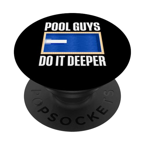 Pool Guys Do It Deeper Pool Guy Pool Cleaner PopSockets Klebender PopGrip Pool Guys Do It Deeper Pool Guy Pool Cleaner PopSockets Klebender PopGrip von Poolreinigung Poolpfleger Designs
