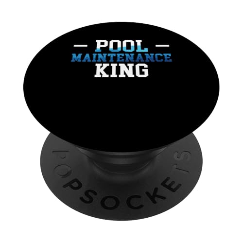 Pool Maintenance King Pool Guy Pool Cleaner PopSockets Klebender PopGrip Pool Maintenance King Pool Guy Pool Cleaner PopSockets Klebender PopGrip von Poolreinigung Poolpfleger Designs