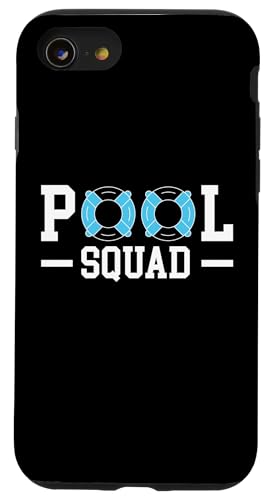 Pool Squad Pool Guy Pool Cleaner Hülle für iPhone SE (2020) / 7 / 8 von Poolreinigung Poolpfleger Designs