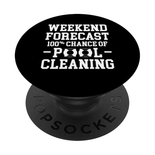 Weekend Forecast 100% Cahnce Of Pool Guy Pool Cleaner PopSockets Klebender PopGrip Weekend Forecast 100% Cahnce Of Pool Guy Pool Cleaner PopSockets Klebender PopGrip von Poolreinigung Poolpfleger Designs