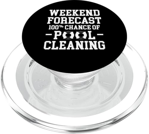 Weekend Forecast 100% Cahnce Of Pool Guy Pool Cleaner PopSockets PopGrip für MagSafe Weekend Forecast 100% Cahnce Of Pool Guy Pool Cleaner PopSockets PopGrip für MagSafe von Poolreinigung Poolpfleger Designs