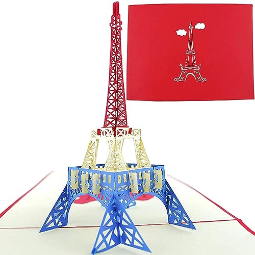 PopLife Cards Eiffelturm, Pop-up Paris 3d Grußkarte - alle Gelegenheiten von PopLife