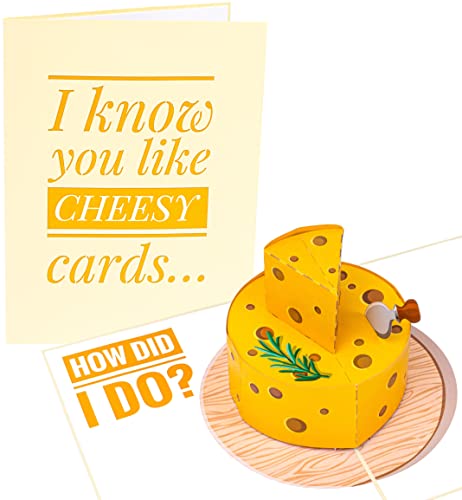 PopLife Cheesy 3D Pop Up Karte - Lustige Valentinstagskarte, Geburtstagskarte, Just Because Herzlichen Glückwunsch, Muttertag, Gute Besserung Geschenk für BFF - Scherzkarte für Papa, Freund, Sohn von PopLife