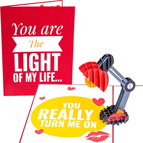 PopLife You Are The Light of My Life 3D Pop Up Karte - Happy Birthday, Anniversary, Valentine's Day Surprise, Just Because Father's Day - for Son, for Daughter, for Mom, for Dad, for Husband, for Wife von PopLife