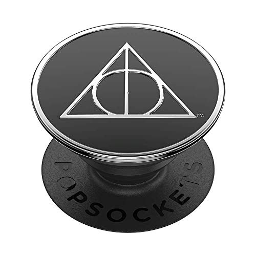 PopSockets 101385 PopGrip - Ausziehbarer Sockel und Griff mit einem Austauschbarem Top für Smartphones und Tablets - Enamel Deathly Hallows von PopSockets