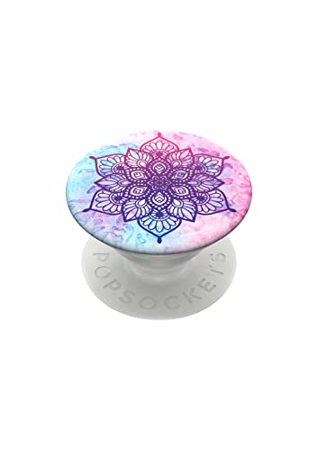 PopSockets 800961 PopGrip - Ausziehbarer Sockel und Griff für Smartphones und Tablets mit einem Austauschbarem Top - Rainbow Nirvana von PopSockets