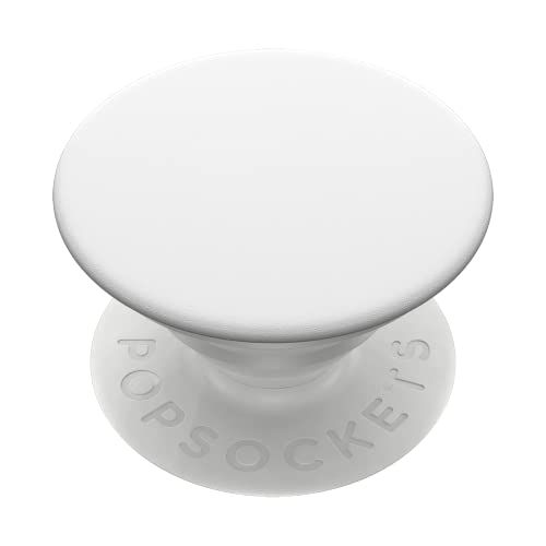 PopSockets 801286 PopGrip - Ausziehbarer Sockel und Griff mit einem Austauschbarem Top für Smartphones und Tablets - Off White von PopSockets