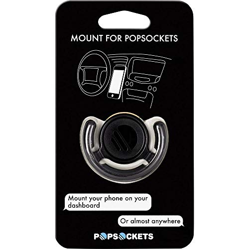 PopSockets 96515 Auto, Innenraum, Outdoor Passive Halterung Schwarz Halterung - Halterungen (E-Buchleser, Handy/Smartphone, Tablet/UMPC, Auto, Innenraum, Outdoor, Passive Halterung, Schwarz) von PopSockets