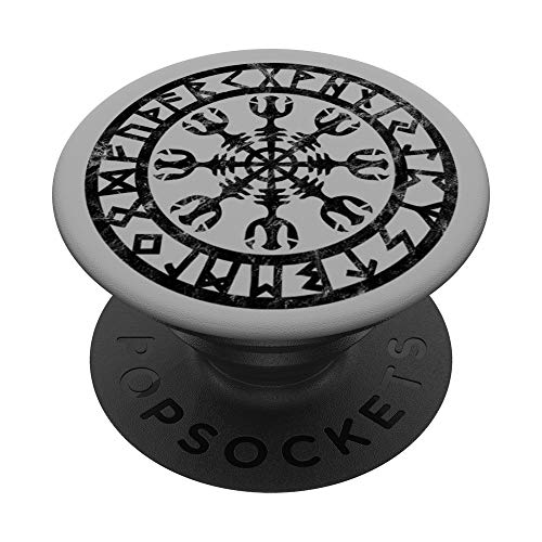 PopSockets Aegishjalmur Helm of Awe viking Symbol Wikinger Rune PopSockets mit austauschbarem PopGrip von PopSockets